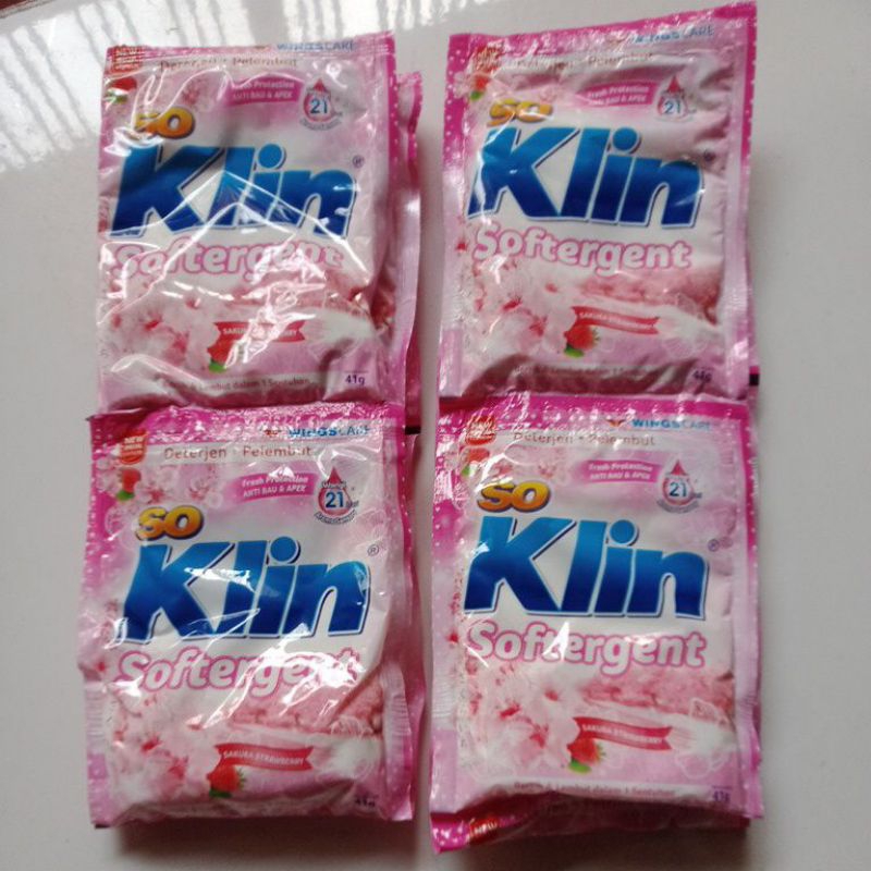 SOKLIN SOFTERGENT BUBUK RENCENG ISI 6 PCS
