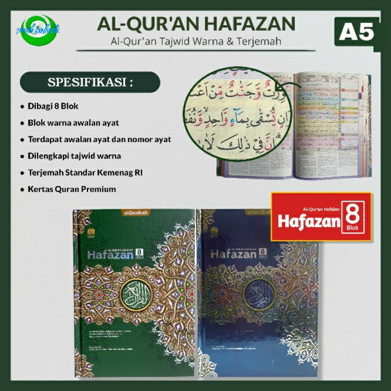 AL-QUR'AN HAFAZAN 8 BLOK_ALQUR'AN TAJWID & TERJEMAH