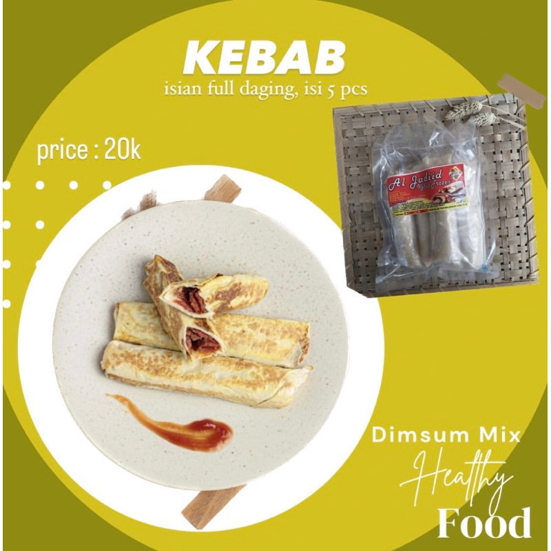

KEBAB FROZEN PREMIUM HALAL/KEBAB JUMBO/KEBAB PEDAS