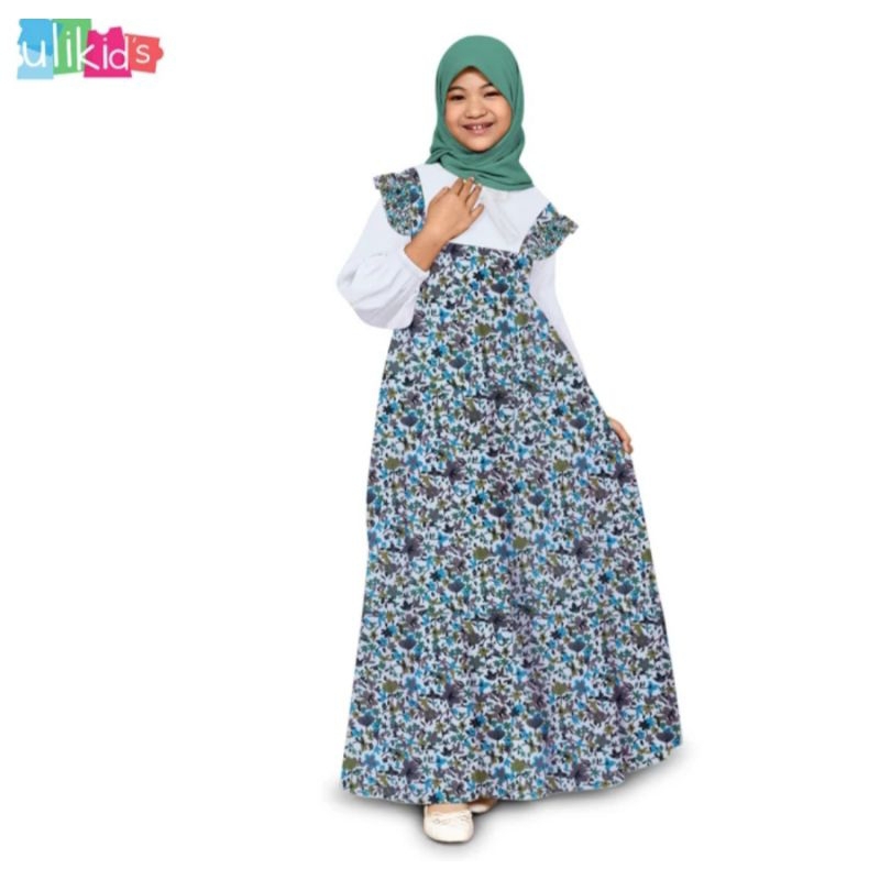 Ulikids Gamis Anak Perempuan Set Hijab