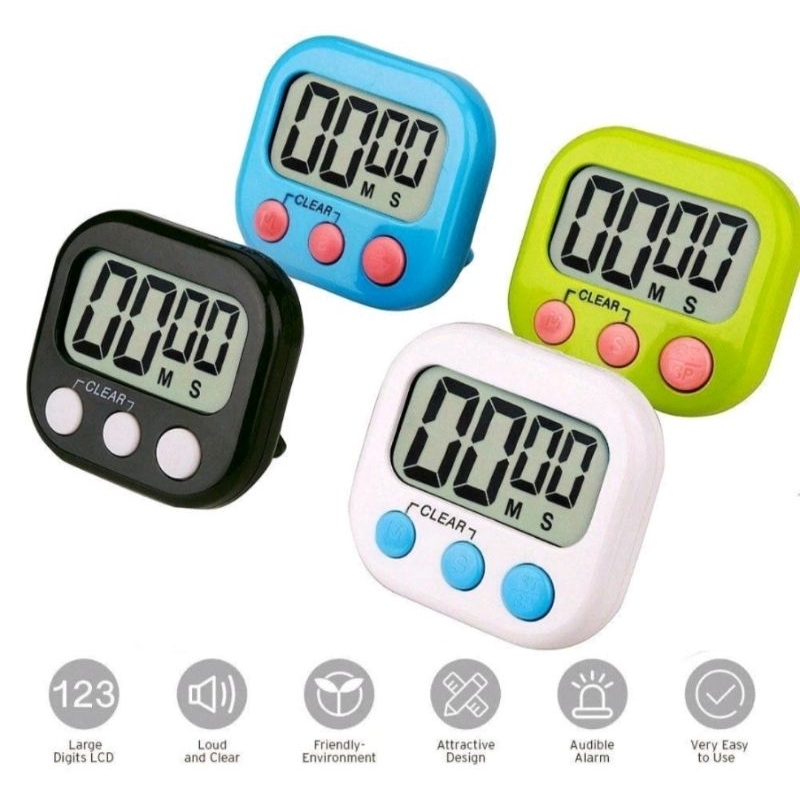 Timer Digital Alarm Stopwatch