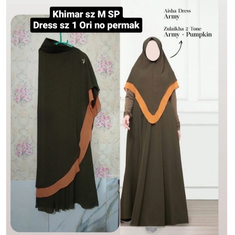 preloved aisha army atelier angelina