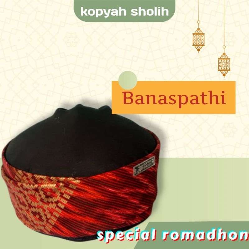 kopyah sholih peci batik imamah permanen surban batik instan