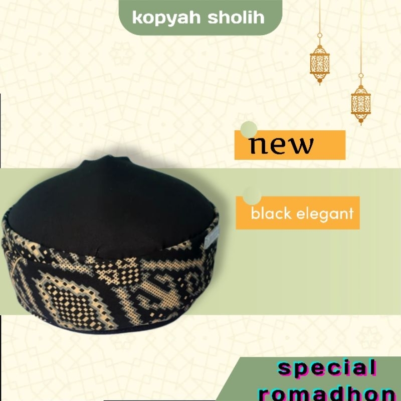 kopyah sholih peci batik imamah batik instan surban batik instan