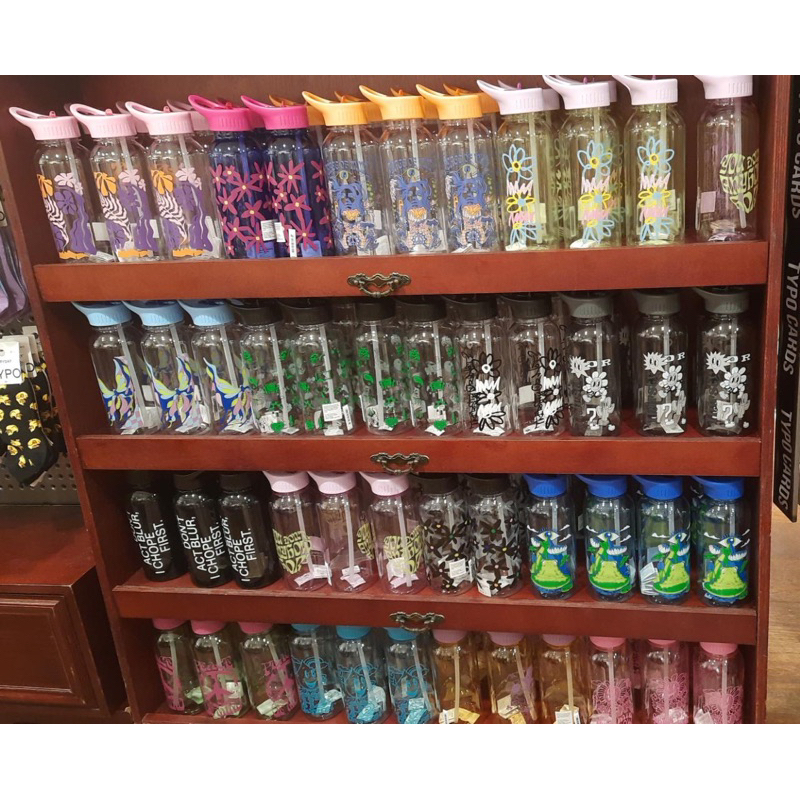 Botol Minum Typo Tumbler Drink it Up Water Bottle BPA Free 1 liter