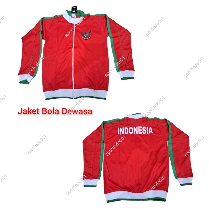 Jaket Bola Timnas / Jeket Bola Timnas Indonesia Katun