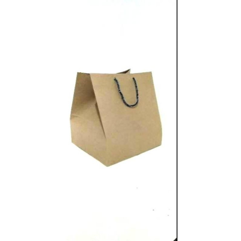 

Paper bag/ Tas kertas untuk dus nasi (25x23x27cm)