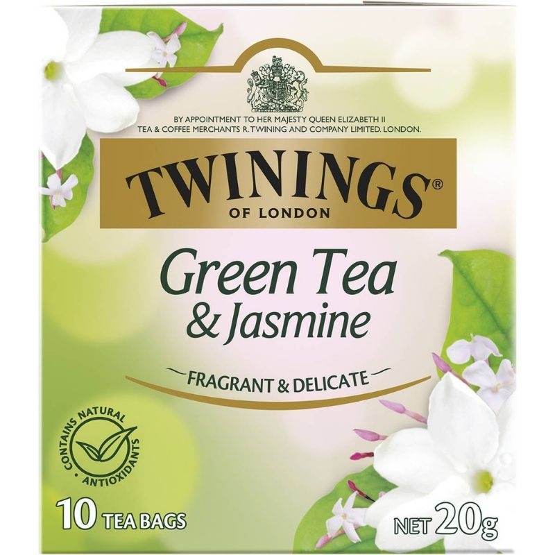 

TWININGS TEH CELUP GREEN TEA JASMINE 1.8 GRAM (SMALL) | 1 PACK 10'S