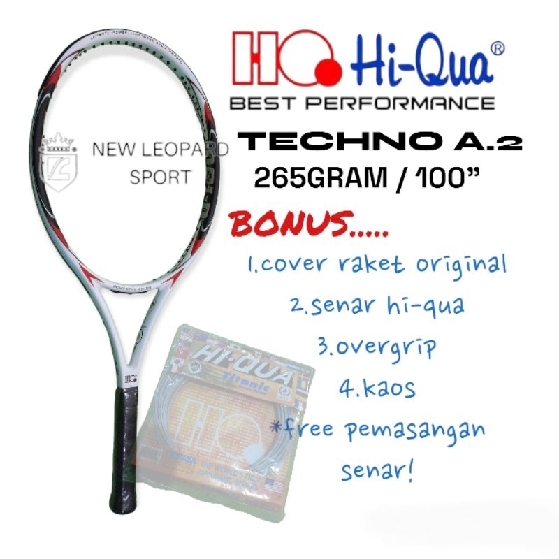 Raket tenis HI-QUA TECHNO A.2 100" 263GRAM