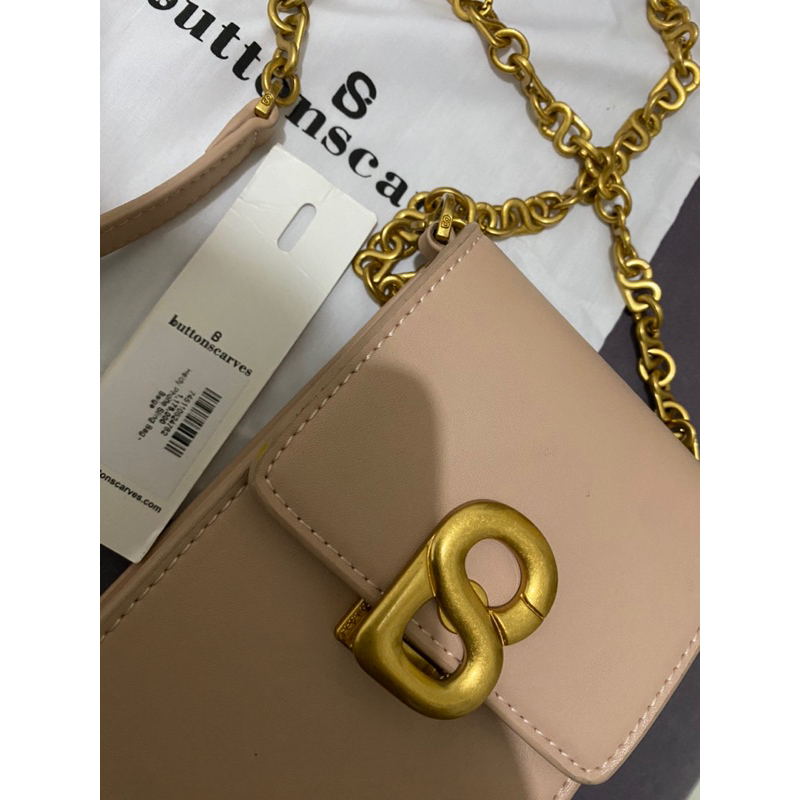 Button scarves preloved heidi bag