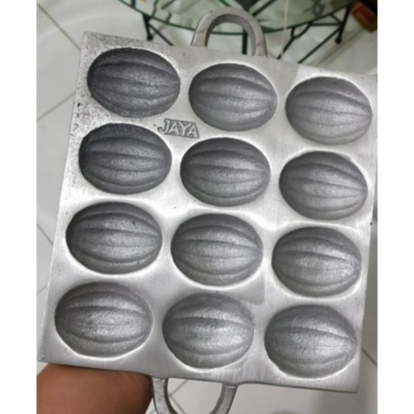 Cetakan Bolu Kering Plemben Kue Bolu Kumbang Ketapang 12 Lubang Kotak Bolu Klemben Bolu Kuwuk Bahulu