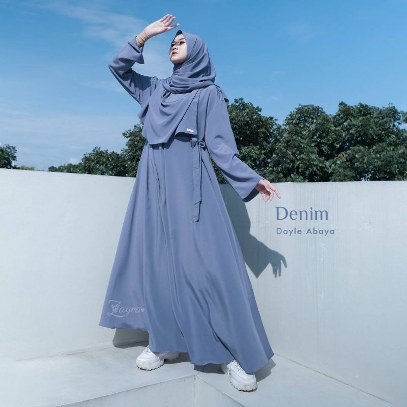 Dayle Abaya - TIDAK termasuk khimar-Zayra Hijab - Agen Resmi (READY STOCK)