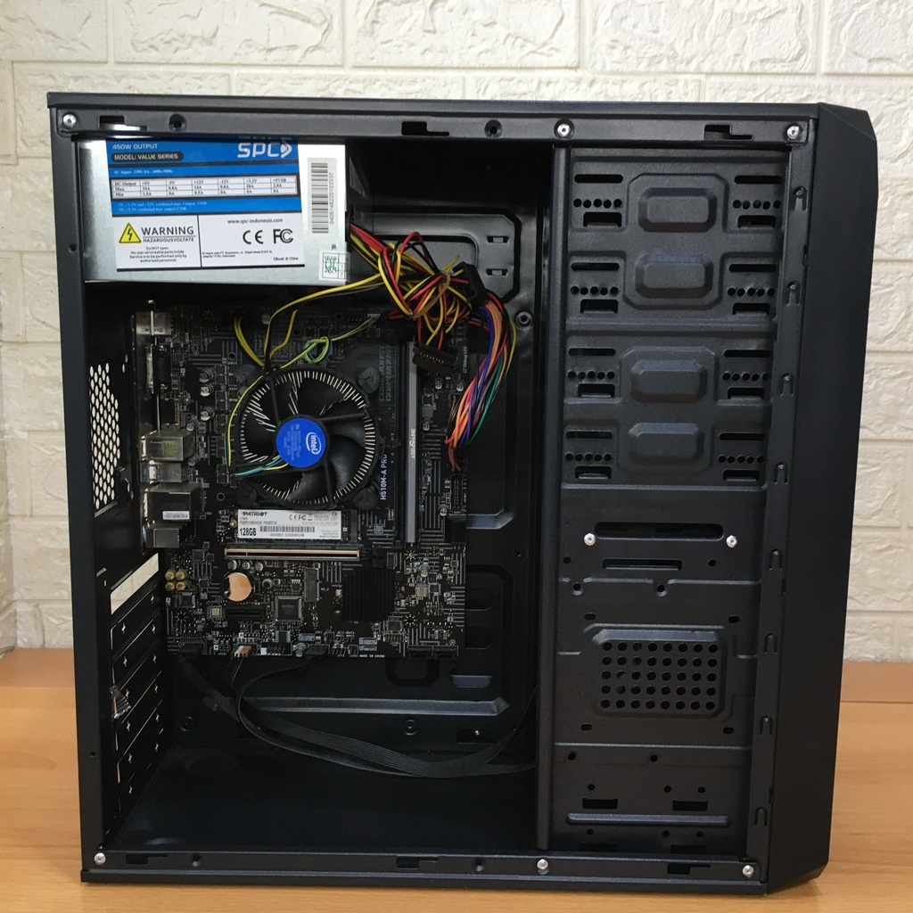 PC Rakitan RAM 16GB SSD 256GB M.2 NVMe Intel Gold G6400 DDR4