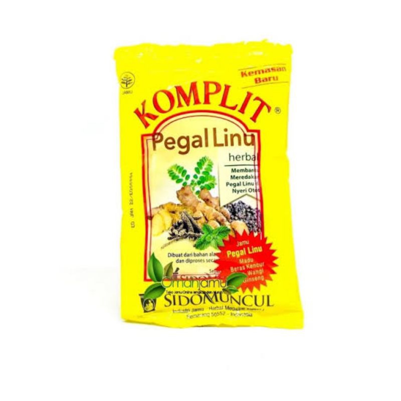 

Jamu Komplit Pegal Linu Sidomuncul