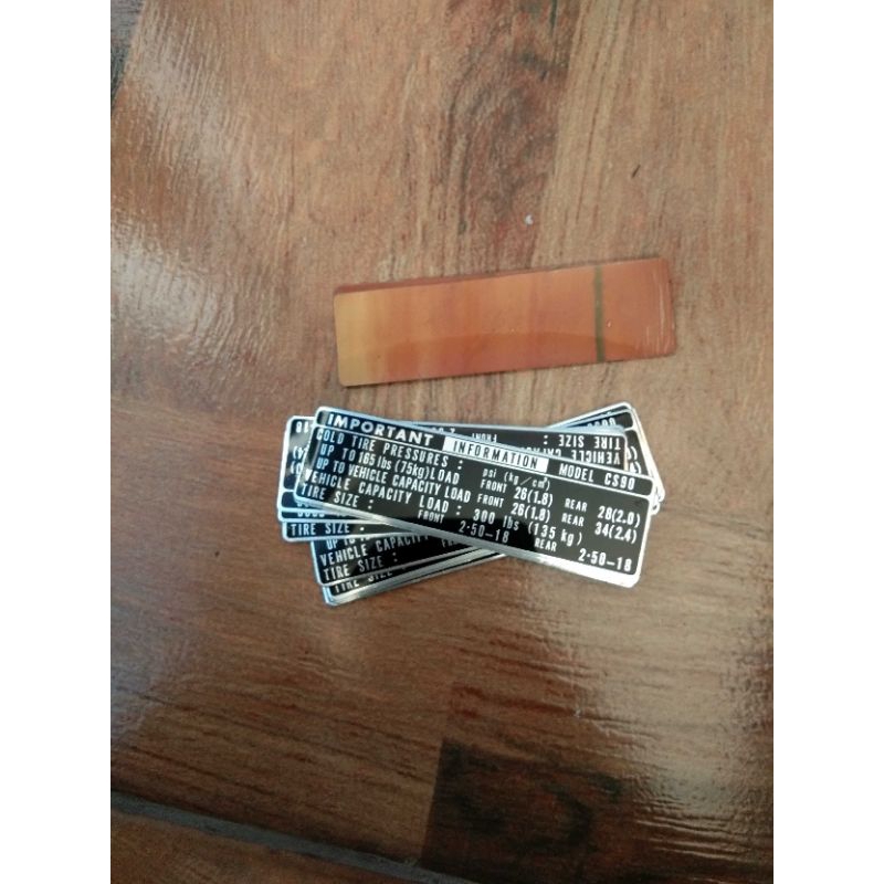 stiker honda cs90 orisinil