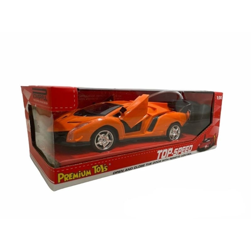 MAINAN ANAK REMOTE CONTROL PINTU BISA BUKA MODEL CAR MOBILE LAMBORGHINI SCALE 1:24 PR-17228