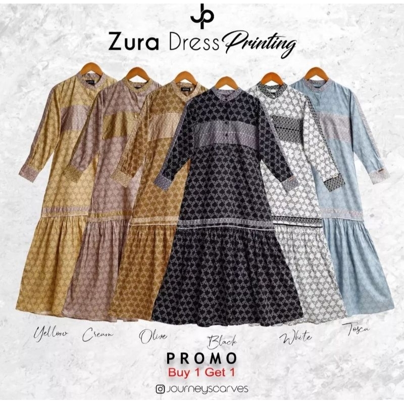 zura dress printing journey buy 1 get 1 terbaru dress kekinian dress premium