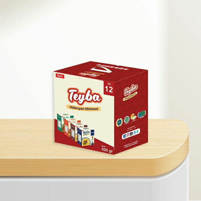 

Beras Basmati Teyba Mix Karton ukuran 500gr