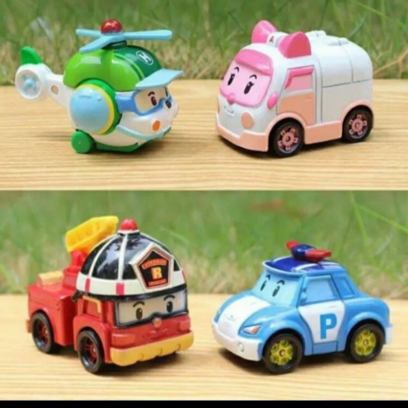 Topper Robocar poli,Hiasan kue Robocar poli Mainan Robocar poli