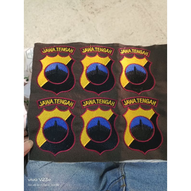 bed polda jawatengah logo bet polda jateng badge polda jawa tengah