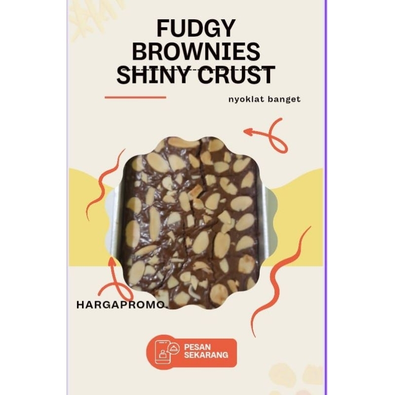 

Brownies Fudgy Shiny Crust toping single & Mix sekat Viral .PROMOO !!. Sekali Coba Pasti Ketagihan