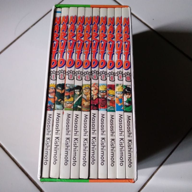 Komik Naruto vol 1-10 Fullset Original (BACA DESKRIPSI)