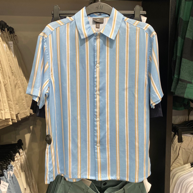 Kemeja Kasual Pria H&M Original Store