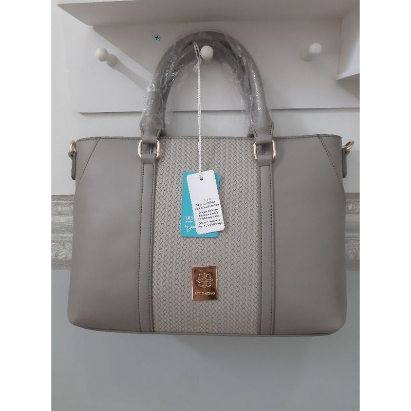 Tas Travel Les Catino New York Manhattan Satchel Wicker NEW