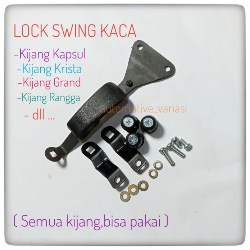 Lock swing kaca kijang kapsul grand krista dll engsel kaca mobil kijang engsel kaca kijang belakang