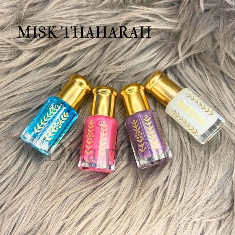 MISK TAHARA ORIGINAL 3ML / 6ML, MUSK THAHARA PARFUM WANITA KHAS SAUDIA