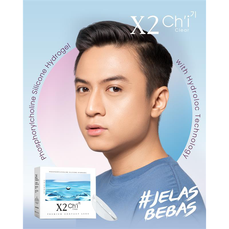 Softlens Bening X2 Chi Clear PC Silicone Hydrogel with Hydroloc Tech