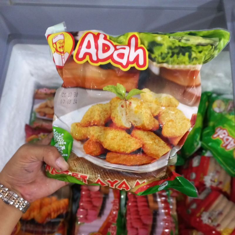 

nugget abah ayam 500gr dan 250gr harga murah