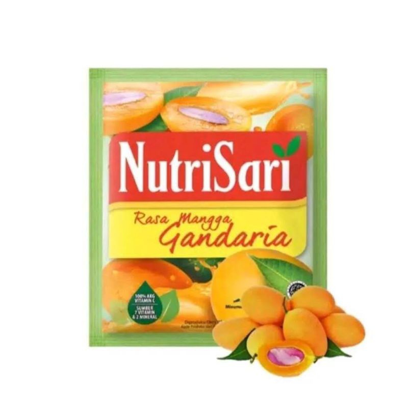

Nutrisari Mangga Gandaria 10 sachet 14 gr