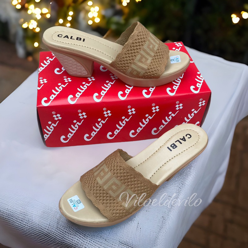 Sandal Wedges Wanita Terbaru Calbi (Calbi Batik)