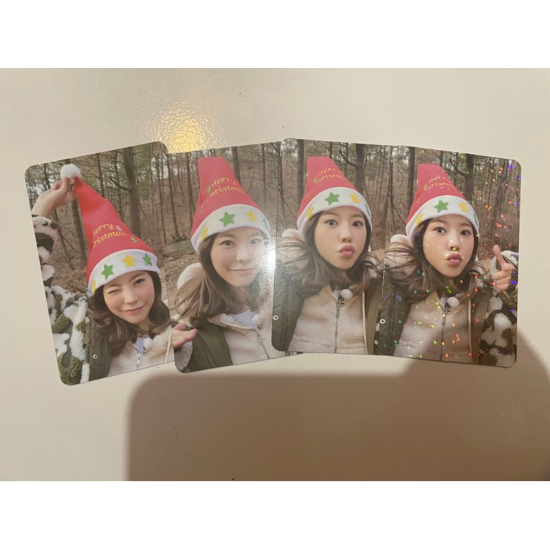 SNSD PINK CHRISTMAS PHOTOCARD SUNNY HYOYEON