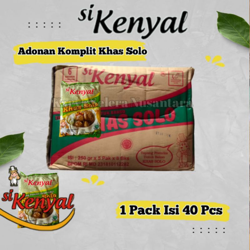 

Si Kenyal Tepung Adonan Bakso Rasa Khas Solo 250 Gram