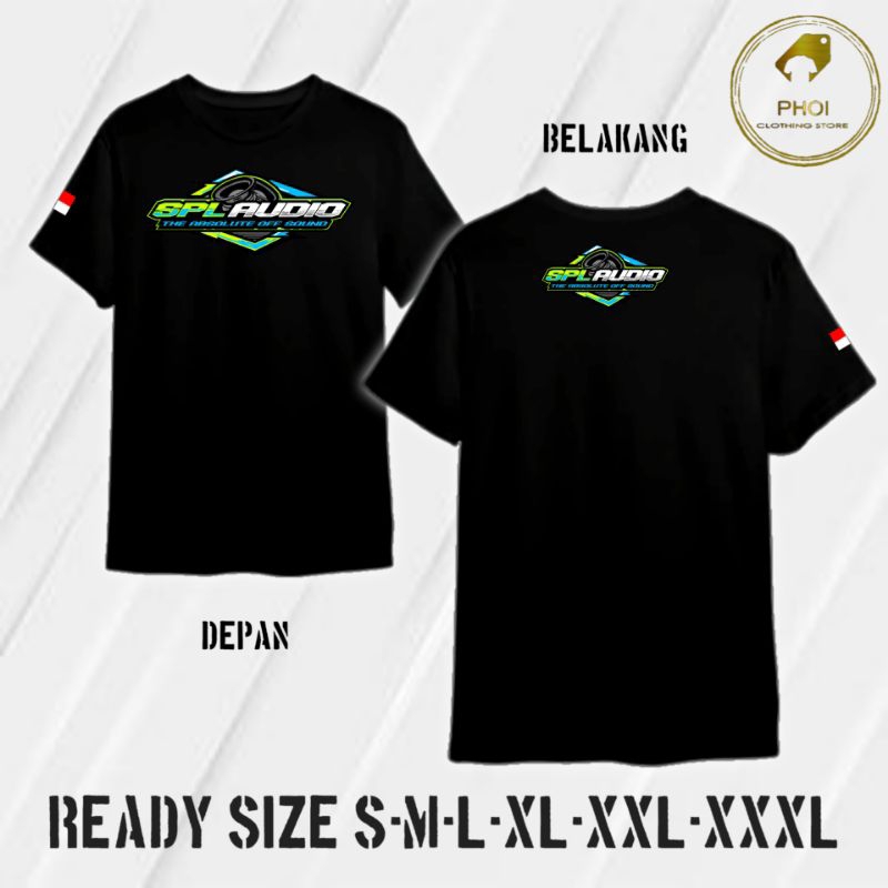 Kaos Lengan Pendek SPL Audio Sound System