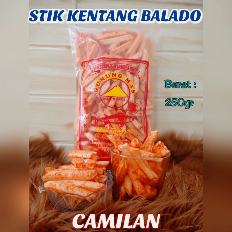 

STIK KENTANG BALADO STIK KENTANG PEDAS ENAK