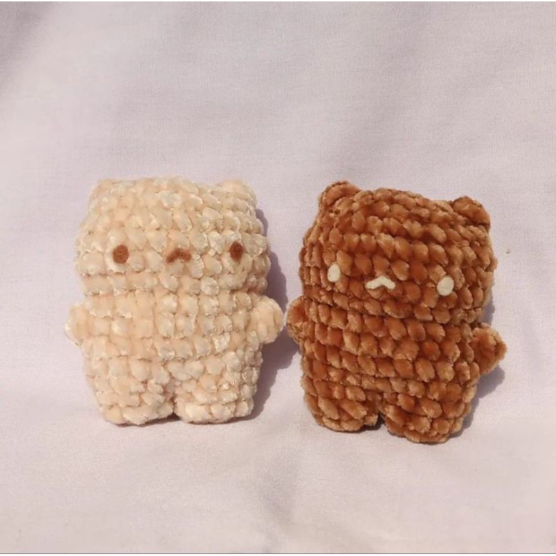 Como worry pet, stress ball, anxiety toys, crochet keychain, gantungan kunci rajut, sourvenir
