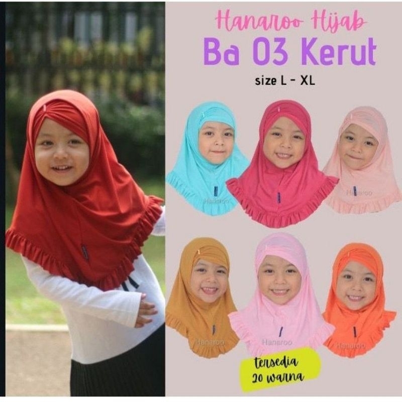 Hanaroo jilbab - jilbab anak