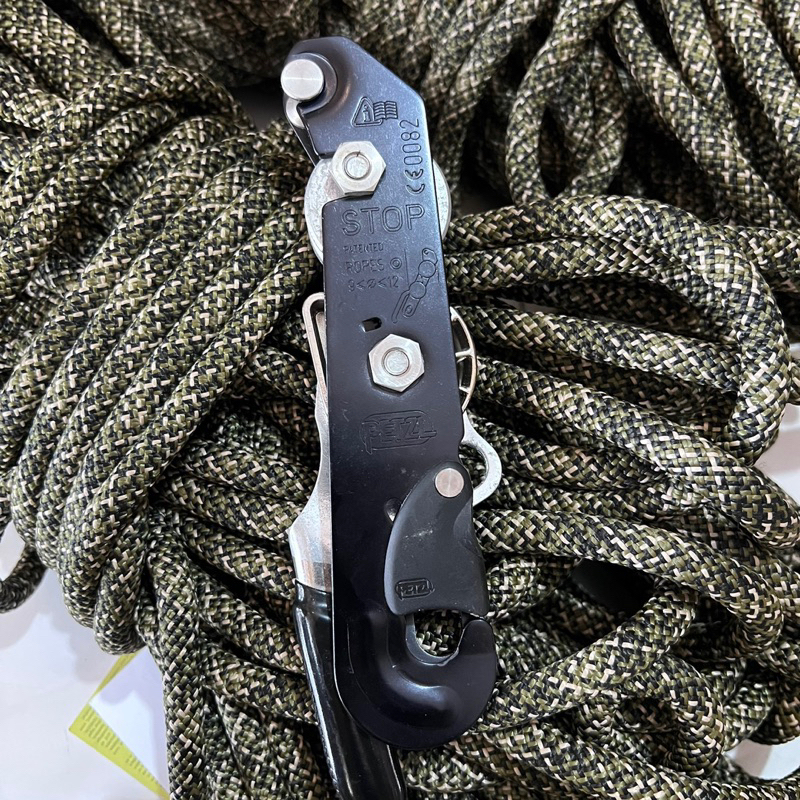 Autostop petzl blacknoir descender petzl original rescue rope acces ids idl seken