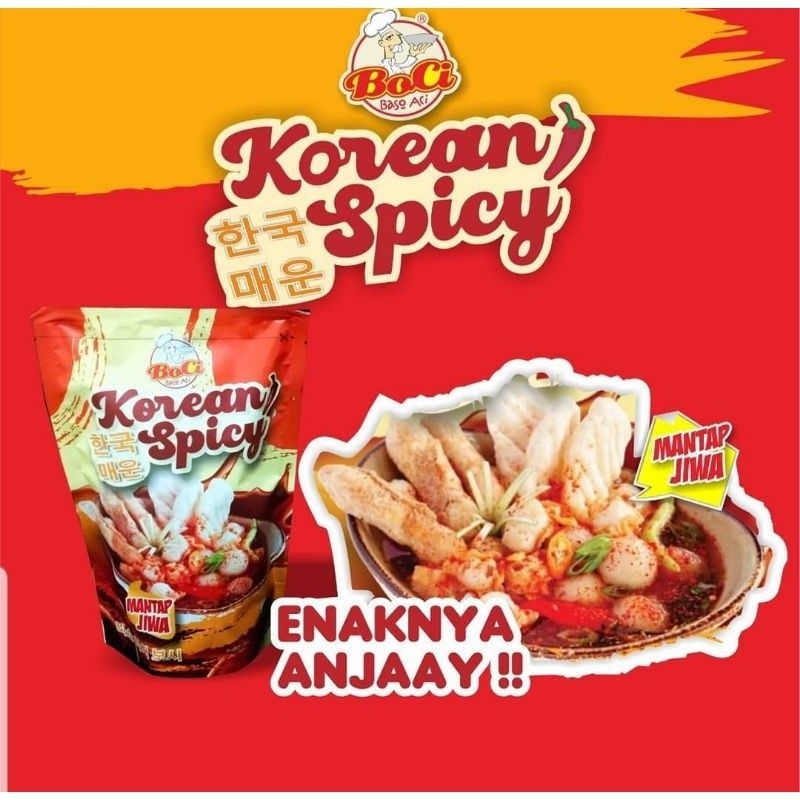 

BOCI KOREAN SPICY BOCI BASO ACI EKSTRA PEDAS BOCI MERCON