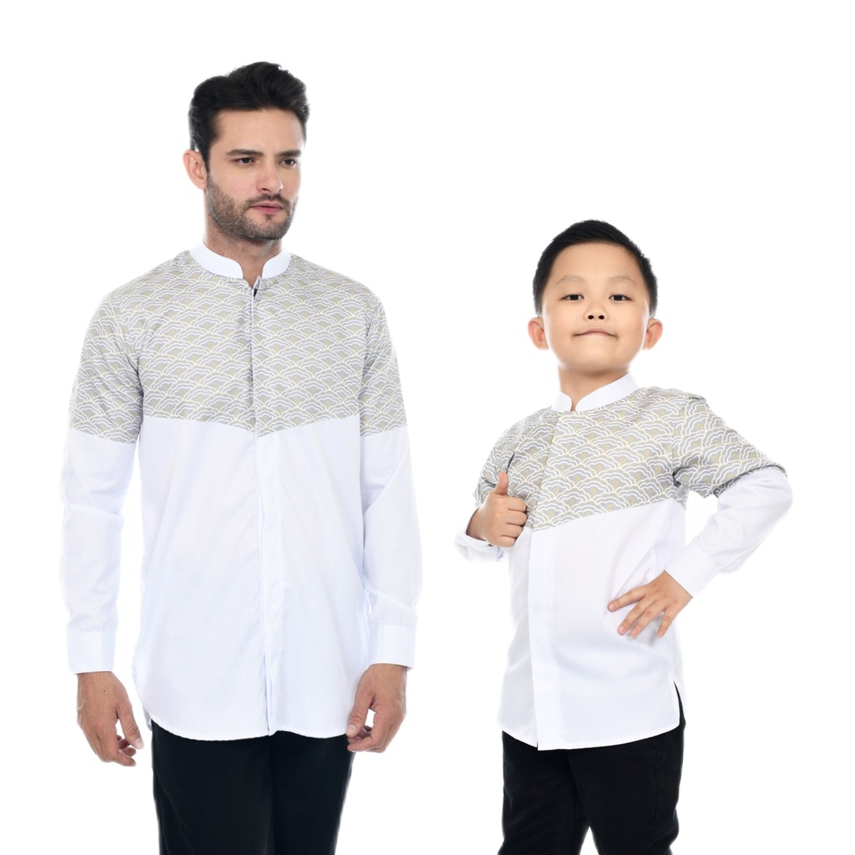 Baju Koko Couple Ayah Anak Koko Pria Kurta Pakistan