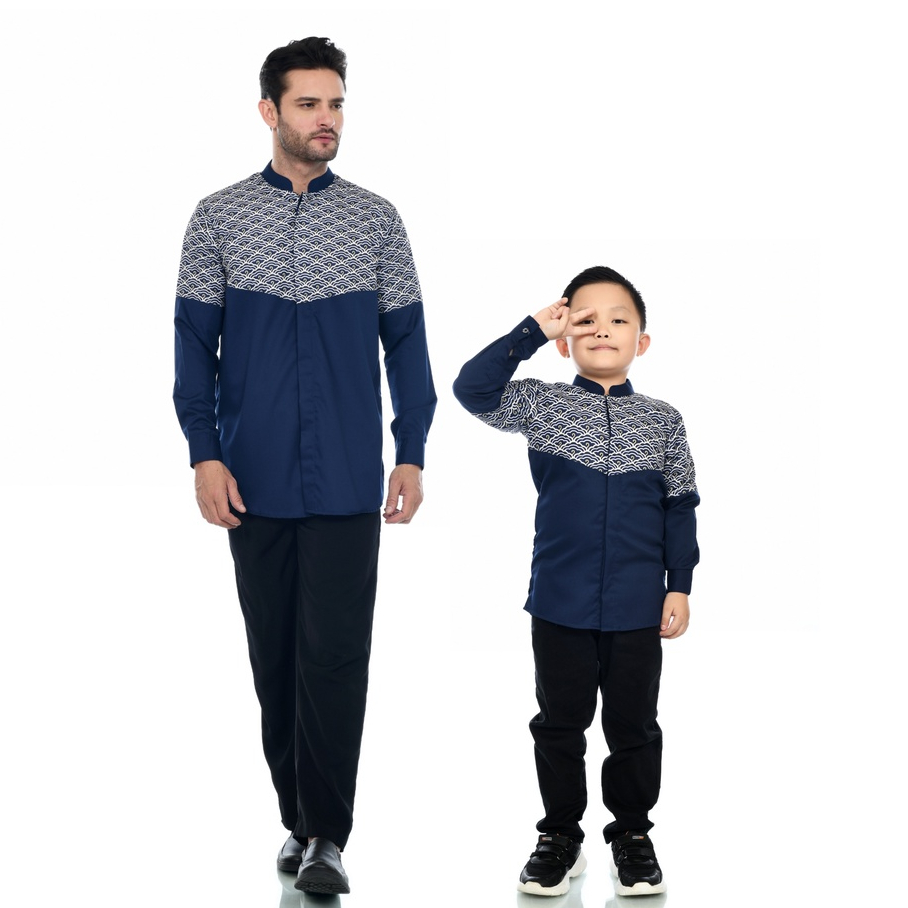 Baju Koko Couple Ayah Anak Koko Pria Kurta Pakistan