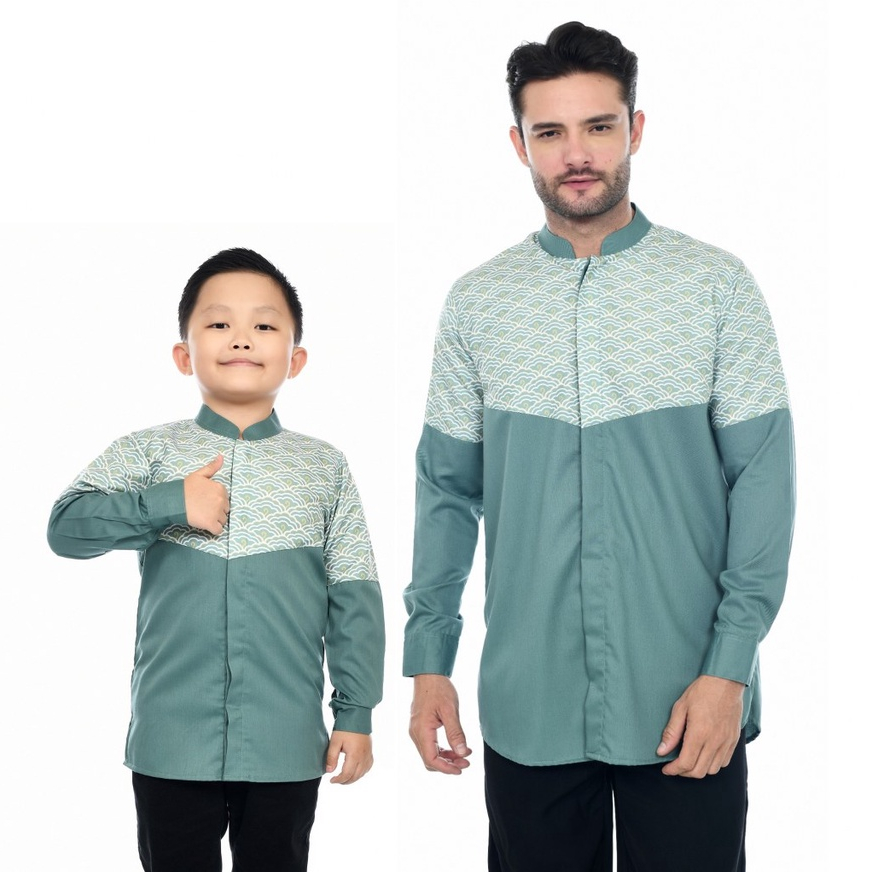 Baju Koko Couple Ayah Anak Koko Pria Kurta Pakistan