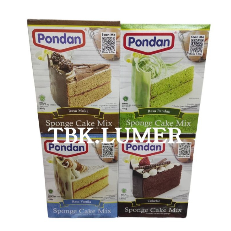 

PONDAN SPONGE CAKE MIX 400gr