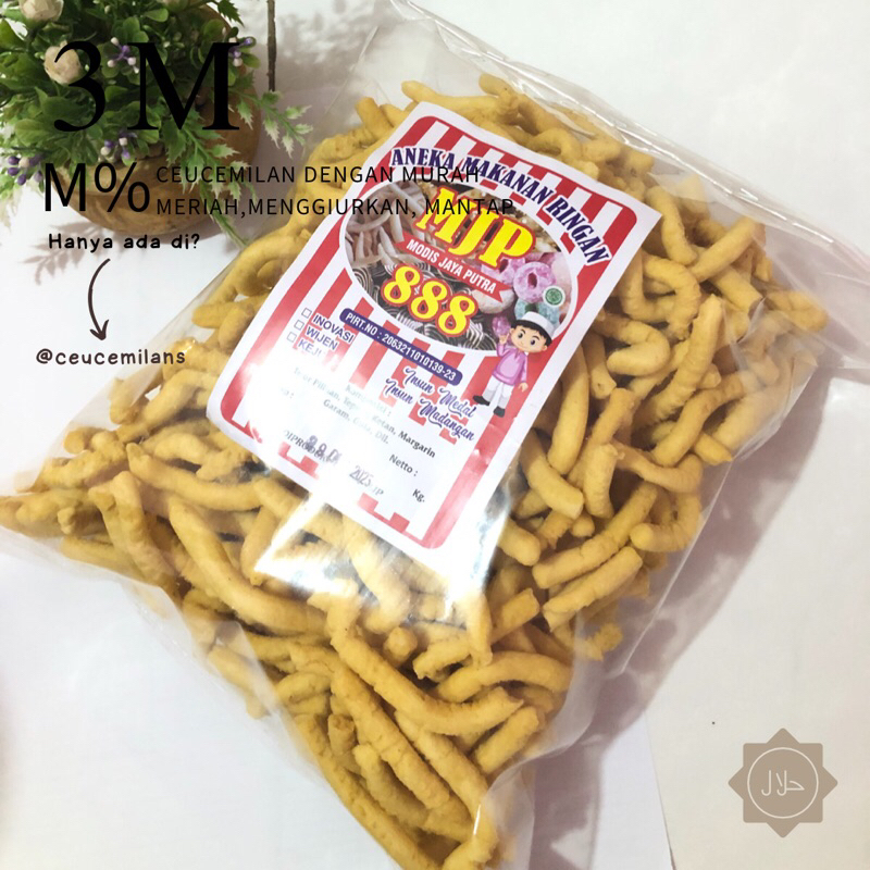 

Ulat Keju 500gram/ Pulut Keju TERMURAH Gurih Renyah by Tgs888