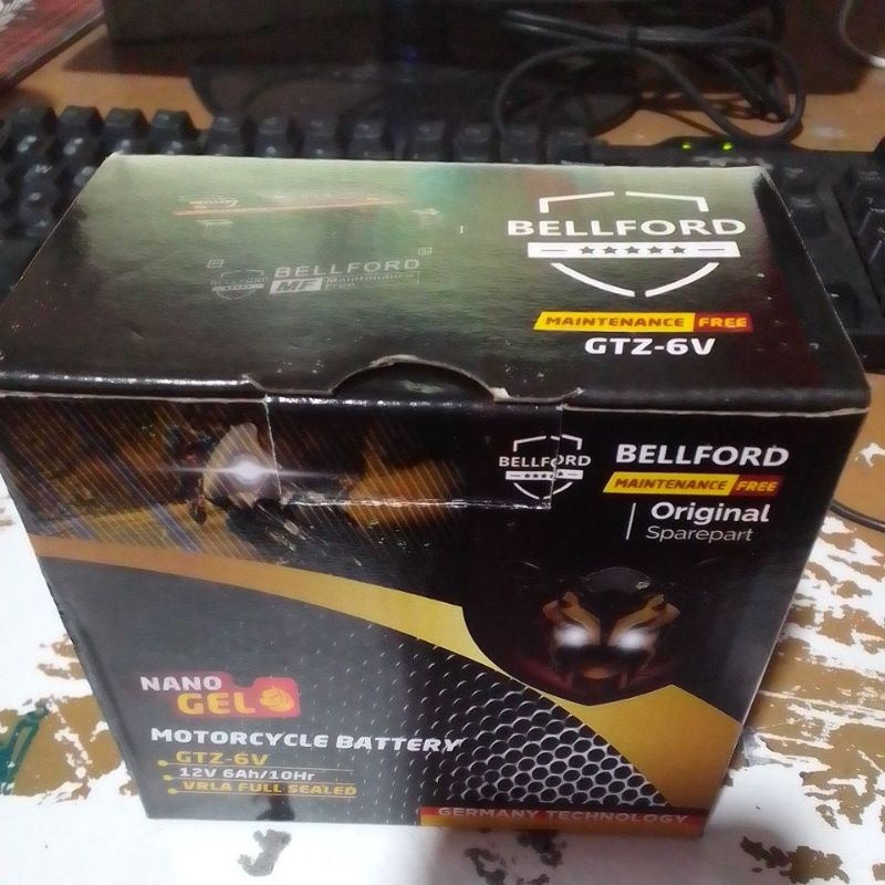 Aki Motor kering Bellford u/ Vario 125 , Vario 150 ,Scoopy LED,CBR,PCX Nmax dll