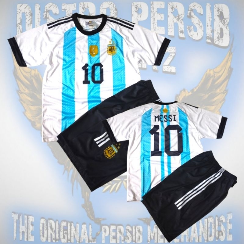 BEST SELLER Baju bola anak klok da silva ciro prsib argentina al nassr RONALDO setelan 2022 2023 setelan fullprinting