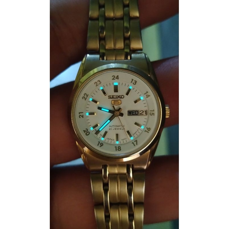 jam tangan cewek seiko otomatis 4207 01A1 original second bekas murah